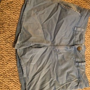 light blue american eagle shorts